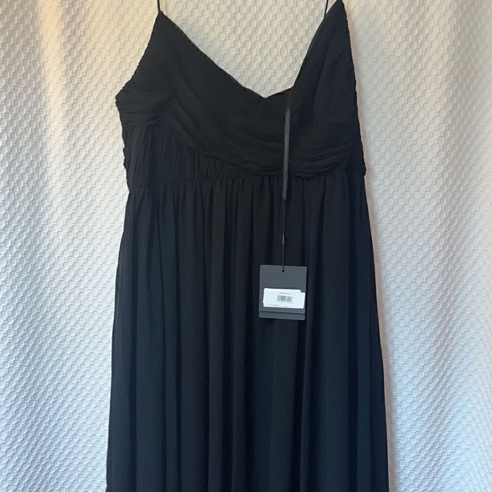 NWT MAC DUGGAL 70099 FAUX WRAP SLEEVELESS FLOWY MIDI DRESS XL $398 - Picture 7 of 8